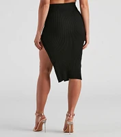 Crushing On You Knit Midi Skirt