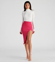 Crushing On You Knit Midi Skirt