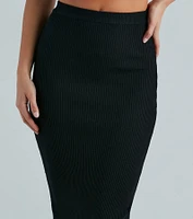 Another Slay Sweater Knit Maxi Skirt