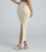 Another Slay Sweater Knit Maxi Skirt