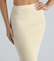 Another Slay Sweater Knit Maxi Skirt