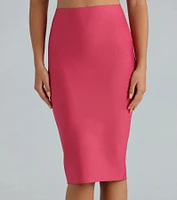 Chic And Sculpted Bandage Pencil Skirt