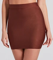 Sculpted Sultry Bandage Mini Skirt