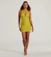 Sculpted Sultry Bandage Mini Skirt