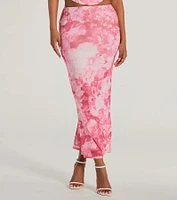 Floral Sensation High Rise Maxi Skirt