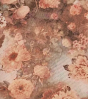 Adorable Floral Mesh Drop Waist Mini Skirt