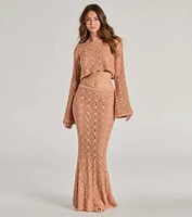 Weekend Mood Crochet Maxi Skirt