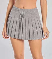 Preppy Pleated Goals Mini Skirt