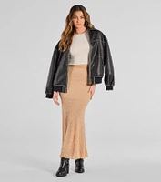 Boho Beauty Floral Lace Maxi Skirt