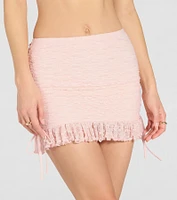 Perfect Match High-Rise Lace Mini Skirt