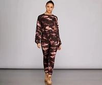 Trendsetter Bleach Dyed Joggers