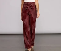 Tie Me Up High Waist Pants