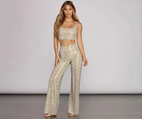 Vision Venom Sequin Snake Pants