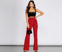 Dress To Impress Tie Waist Pants
