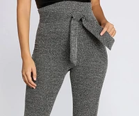 Tweed High Waist Trousers