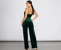 Irresistable Velvet Jumpsuit