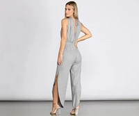 Mesmerize Metallic Jumpsuit