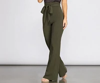 Sealed With Style Tie-Waist Pants