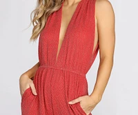 Mesmerize Metallic Jumpsuit