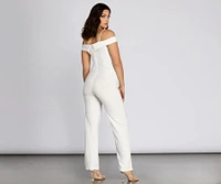 The Whole Package Off Shoulder Jumpsuit