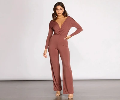 For A Good Time Long Sleeve Jumpsuit