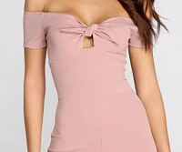 Totally Chic Off Shoulder Jumpsuit