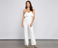 Iconic Sophistication Sleeveless Jumpsuit