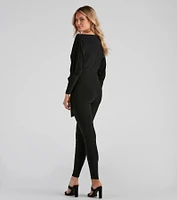 Classically Chic Boat Neck Catsuit