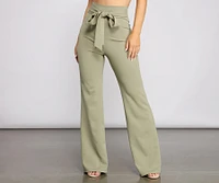 Sealed With Style Tie-Waist Pants