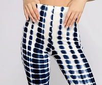 Retro Style Tie-Dye Flare Pants