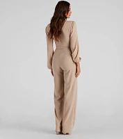 Perfectly Posh Tie-Waist Jumpsuit