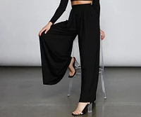 Make It Bold High Waist Palazzo Pants