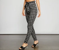 Major Style Plaid Paperbag Pants