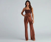 Chic Tie-Front Wide-Leg Pants
