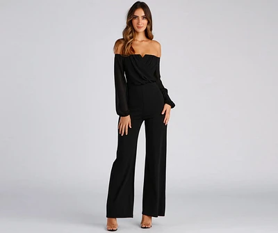 Mesmerizing Off-The-Shoulder Jumpsuit