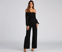 Mesmerizing Off-The-Shoulder Jumpsuit