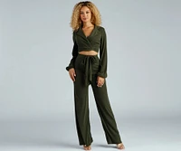 Tied Together Wide Leg Pants