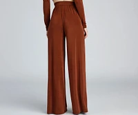 Stylish And Chic Slinky Knit Pants