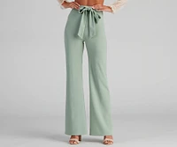 Sealed With Style Tie-Waist Pants