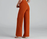 House Of Glam Belted Wide Leg Pants