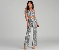Major Impression Cutout Snake Jumpsuit