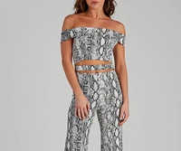 Major Impression Cutout Snake Jumpsuit
