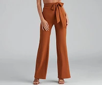 Sealed With Style Tie-Waist Pants