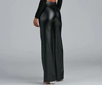Trendsetting Moment Faux Leather Pants