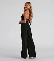 Sleek And Stylish Crepe Jumpsuit