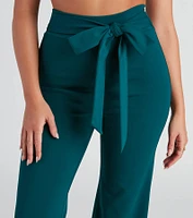 Sealed With Style Tie-Front Pants