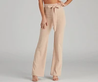 Sealed With Style Tie-Waist Pants