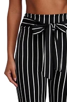 Classic Stripes Tie Waist Pants