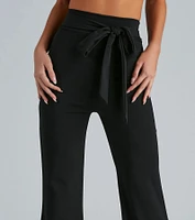 Sealed With Style Tie-Waist Pants