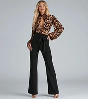 Sealed With Style Tie-Waist Pants